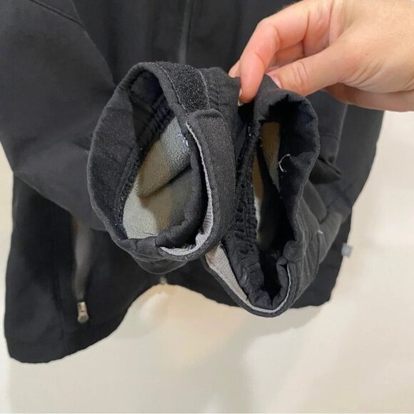 Men’s L Pepsi Performance Softshell Fleece Lined Black Jacket - Picture 4 of 16